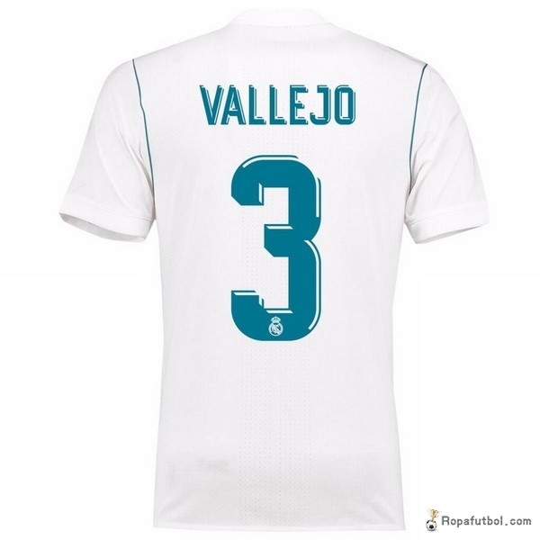 Camiseta Real Madrid Replica Primera Ropa Vallejo 2017/18